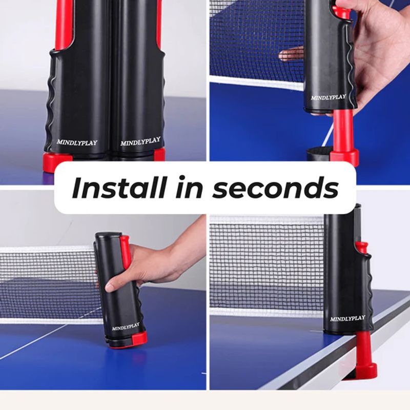 🔥 Limited Time Offer 🏓 NetFlex All-in-One Table Tennis Set – Play Anytime, Anywhere